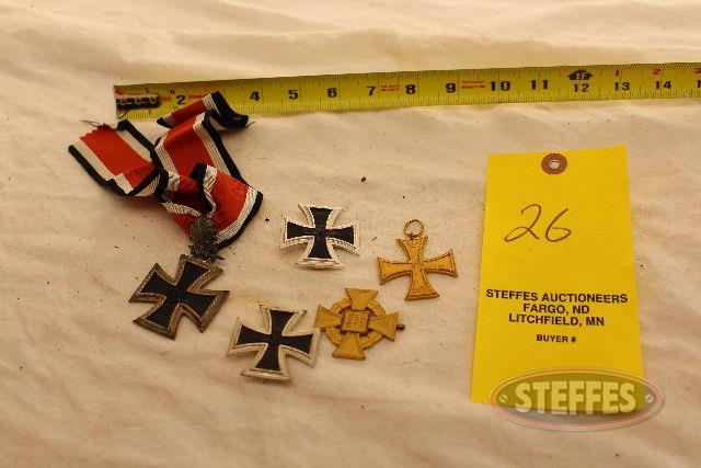 (5) German Nazi Order of the Iron Cross pendants_1.jpg